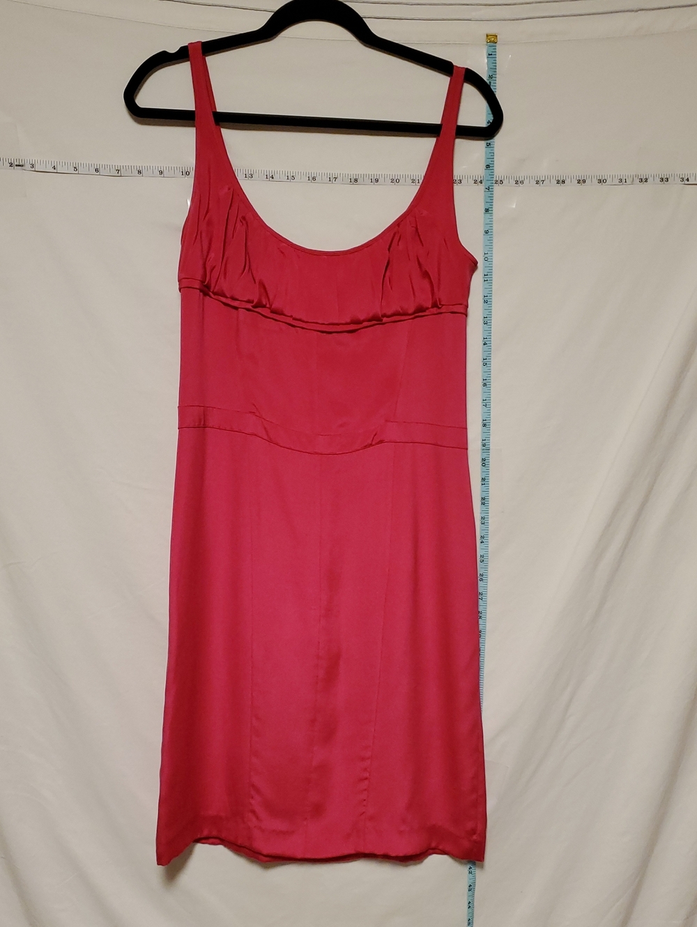 Narciso Rodriguez Pink 100 % Silk Slip Dress Sz 8 Coquette Bridal Homecoming